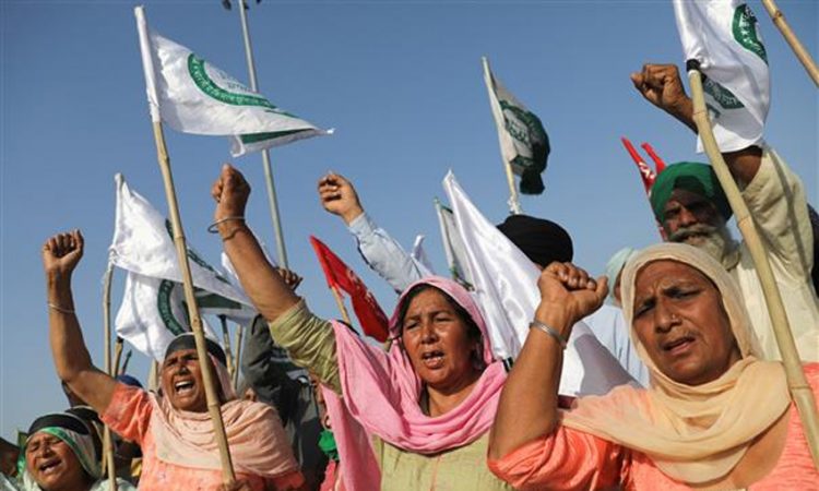 farmers protest women1