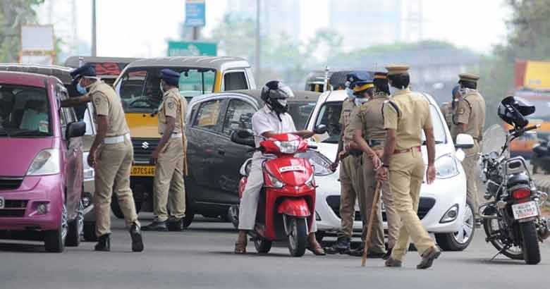 kerala police checking