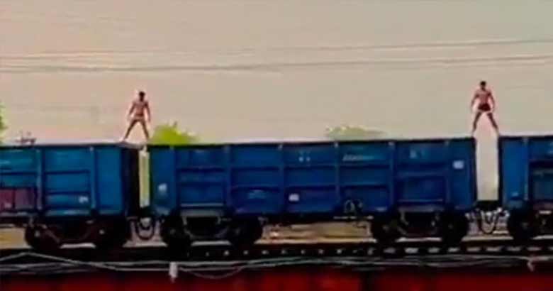 Arrested: Students Perform Yoga on Freight Train on International Yoga Day